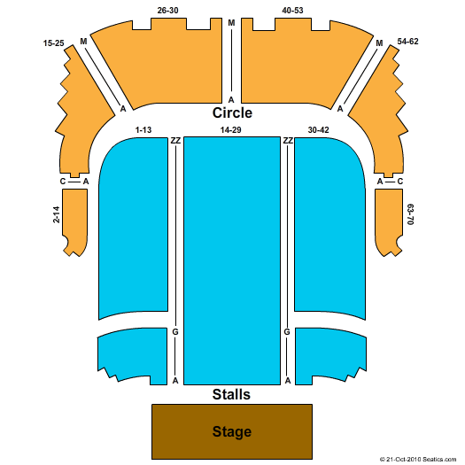 Pavilion Theatre Bournemouth End Stage Seating Chart
